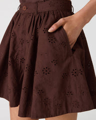 VANNY SKIRT WALNUT