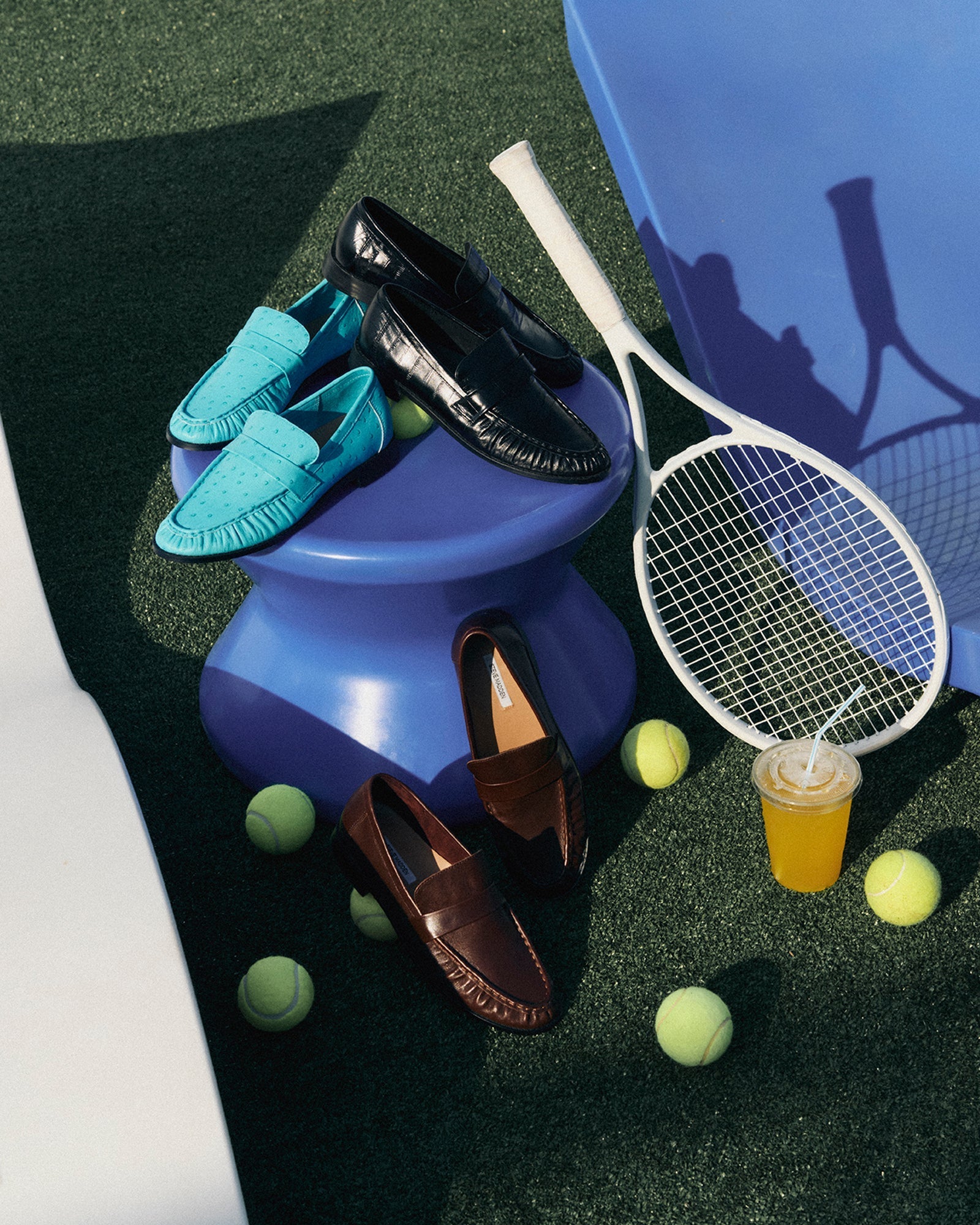 RONIE OSTRICH TURQUOISE LEATHER